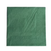 Farb Servietten DUNKELGRÜN 33x33 1/4 Falz 2 Lg 2400 Stk CHIC – Bild 3