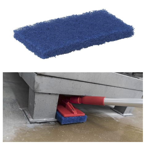 Polier Pad 10 Stk blau 24 cm medium VIKAN